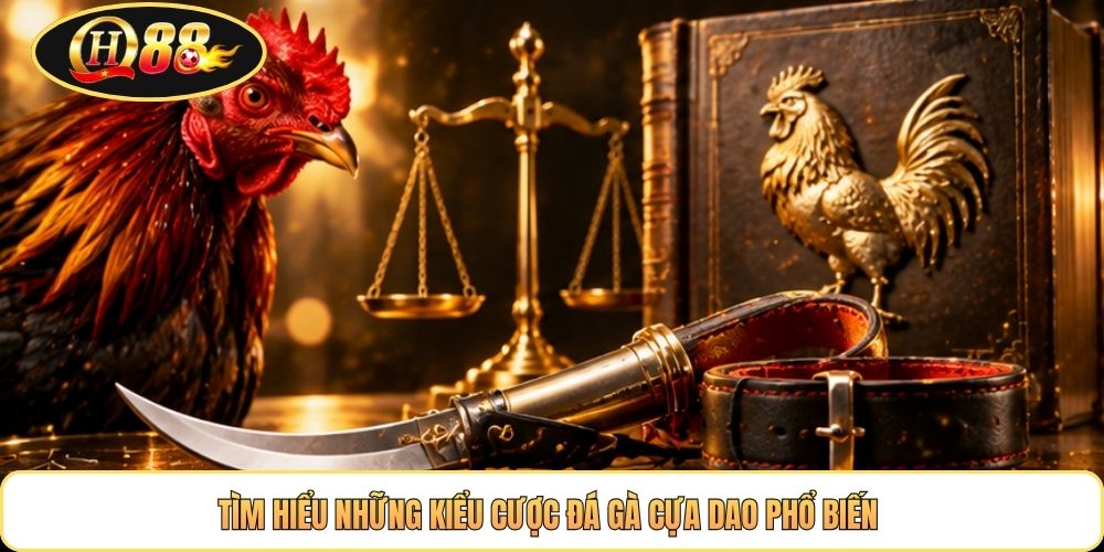Tìm hiểu những kiểu cược đá gà cựa dao phổ biến 